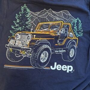 Jeep Dark Blue Tee with Logo M